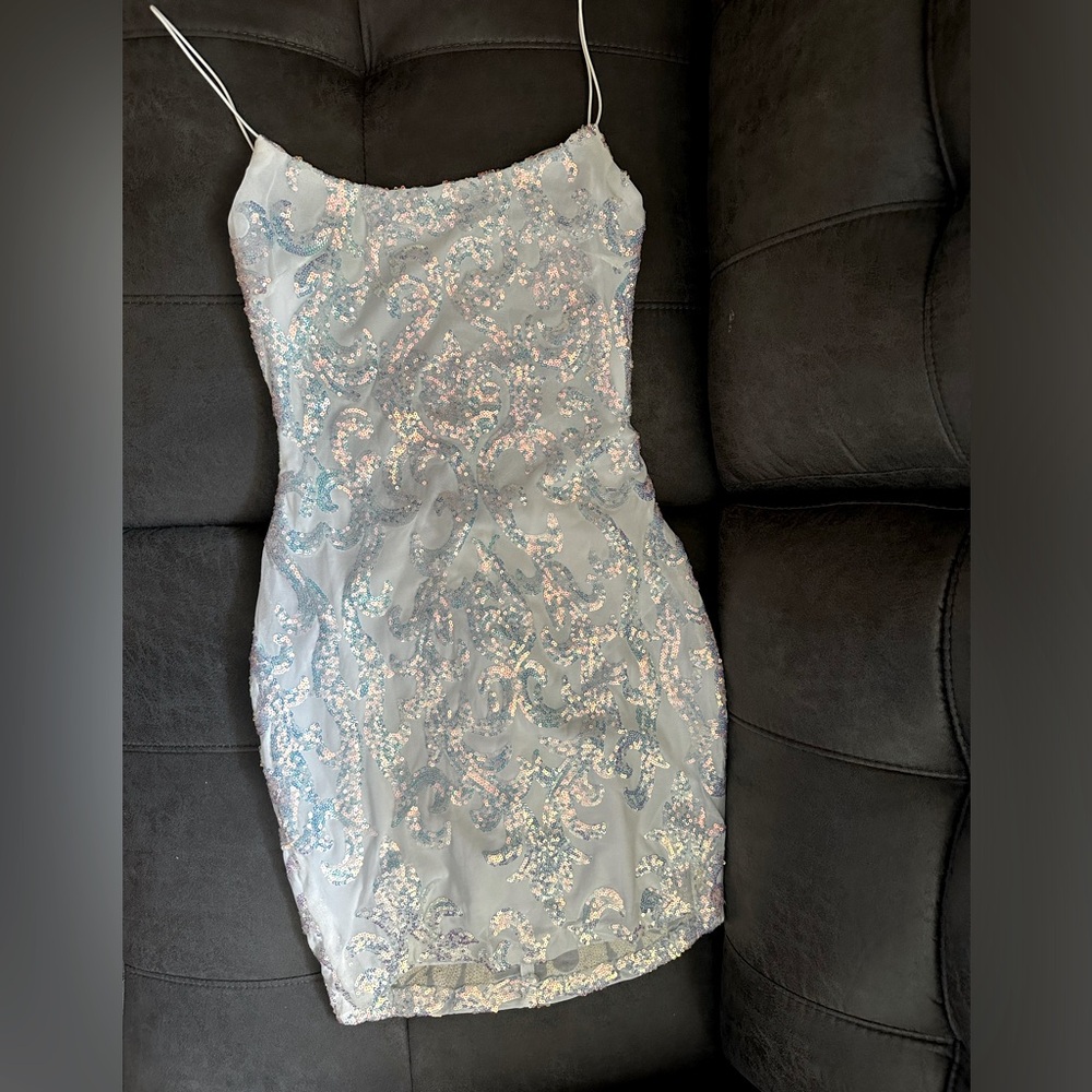 White Dress with sequin